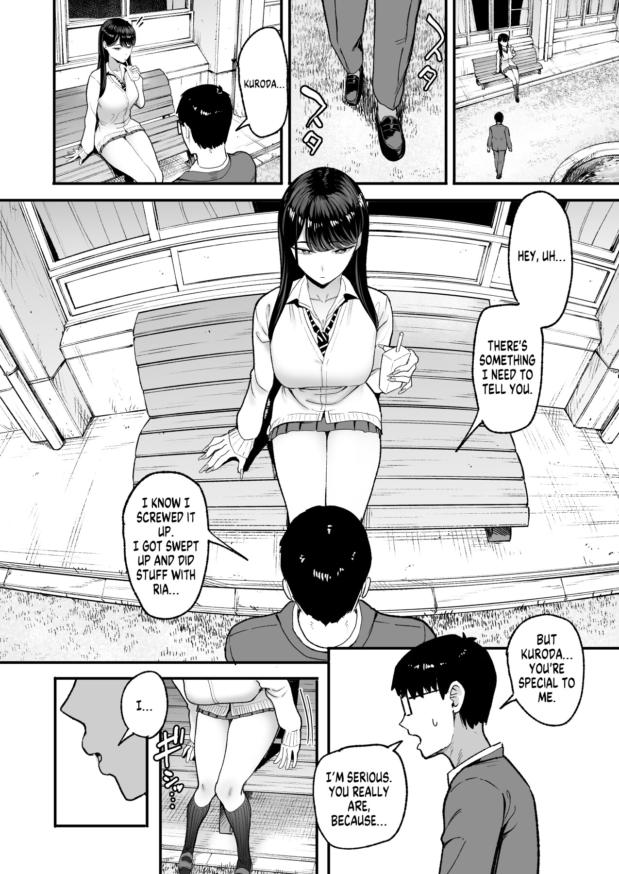 Hentai Manga Comic-Drop-in Gyaru Lets Me Use Her Pussy 5-Read-9